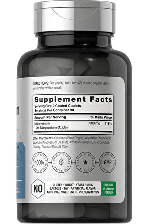 Horbäach Magnesium 500 Mg | 180 Kapsül