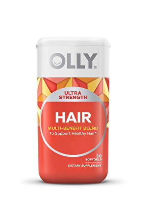 OLLY Ultra Strength Hair 30 Softgels