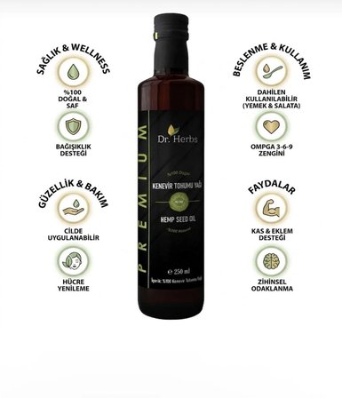 Kenevir Yağı 250 ml
