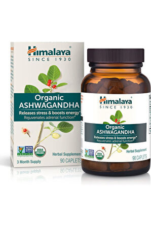 Himalaya Organic Ashwagand.haa 670 Mg 90 Kapsül 