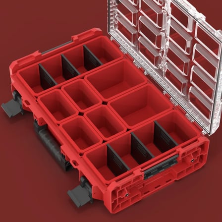 Qbrick System ONE Organizer XL 2.0 RED ULTRA HD Custom Bölmeli Organizer Kutu
