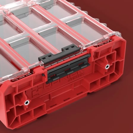 Qbrick System One Organizer Xl 2.0 Long Bin Red Ultra Hd Custom Uzun Bölmeli Organizer