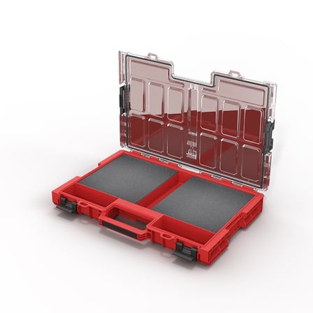 Qbrick System ONE Organizer L 2.0 Multilayer Foam Inserts RED ULTRA HD Sünger Dolgulu Organizer