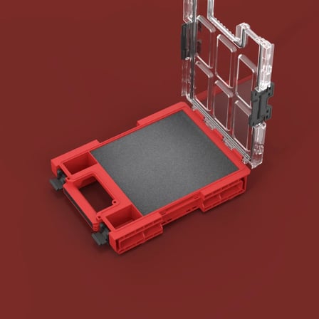 Qbrick System ONE Organizer M 2.0 Multilayer Foam Inserts RED ULTRA HD Sünger Dolgulu Organizer