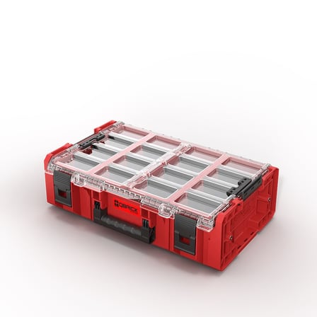 Qbrick System ONE Organizer 2XL 2.0 RED ULTRA HD Custom Adapter Promo Adaptörlü Organizer