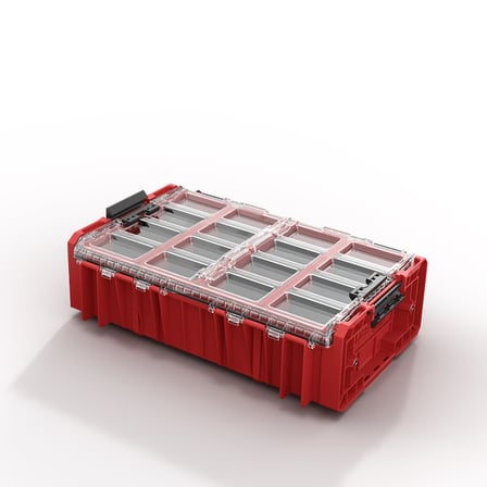 Qbrick System ONE Organizer 2XL 2.0 RED ULTRA HD Custom Adapter Promo Adaptörlü Organizer
