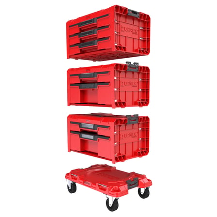 Qbrick System PRO Drawer Workshop Set 3 2.0 RED ULTRA HD Çekmeceli Takım Çantası Seti