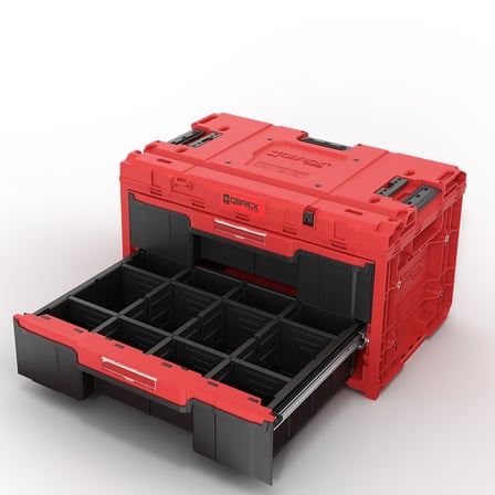 Qbrick System ONE Drawer 2 Toolbox 2.0 RED ULTRA HD Çekmeceli Takım Çantası