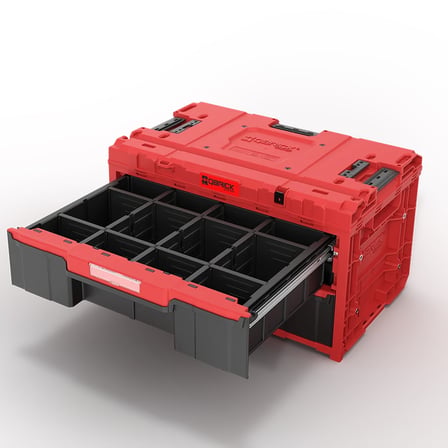 Qbrick System ONE Drawer 2 Toolbox 2.0 RED ULTRA HD Çekmeceli Takım Çantası
