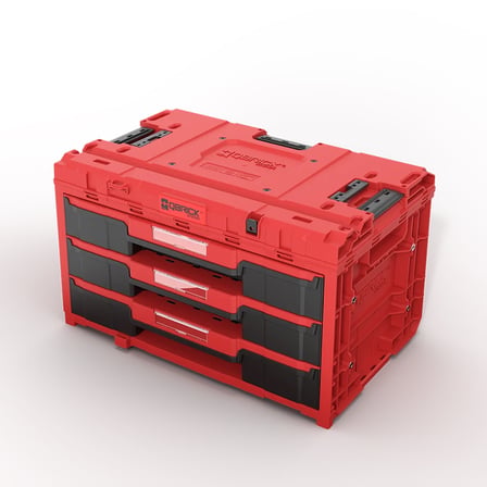Qbrick System ONE Drawer 3 Toolbox 2.0 RED ULTRA HD Çekmeceli Takım Çantası