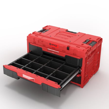 Qbrick System ONE Drawer 3 Toolbox 2.0 RED ULTRA HD Çekmeceli Takım Çantası