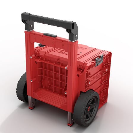 Qbrick System PRO Cart 2.0 Plus Drawer 2 RED ULTRA HD Custom Tekerlekli Takım Çantası