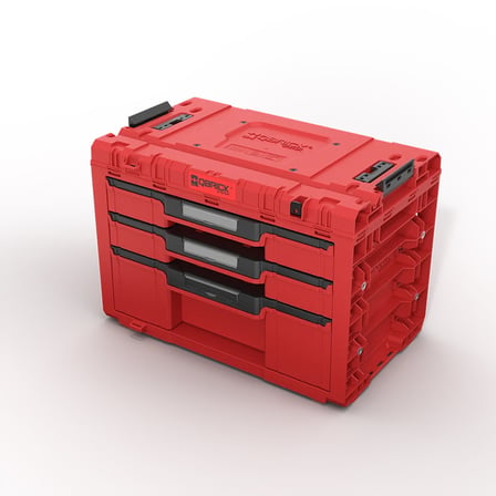 Qbrick System PRIME Drawer 3 Toolbox Expert RED ULTRA HD Çekmeceli Takım Çantası