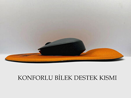 Kediler Baskılı Bilek Destekli Mouse Pad