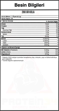 Olimp Bcaa 20:1:1 Xplode Powder 200 Gr 32 Servis Kola Aromalı