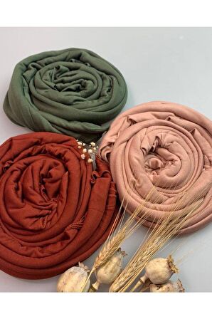 Kadın Tesettür Penye Şal Seti