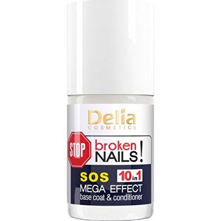 Delia Sos Mega Effect Base Coat  Conditioner Tırnak Güçlendirici 11 ml