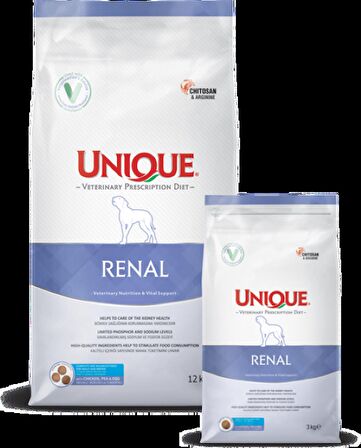 Unıque Vet Diet Renal Köpek Maması 12 Kg