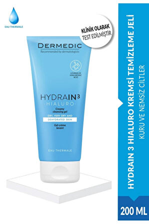 HYDRAIN 3 HIALURO KREMSİ TEMİZLEME JELİ 200ML