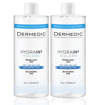 HYDRAIN3  MİSEL SU H2O (2x500ML)