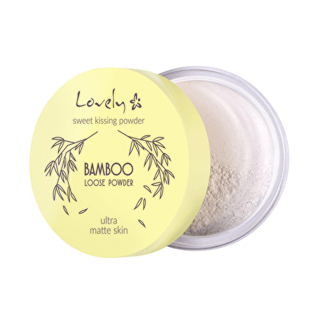 Lovely Bamboo Loose Powder Mat Bitişli Şeffaf Bambu Pudra