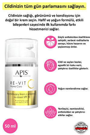 Yüz Nemlendirici Günlük Krem SPF15 - 50ml