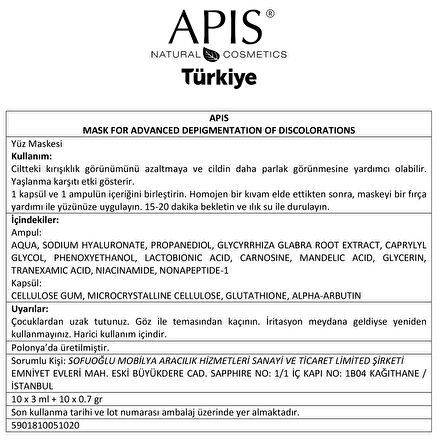 İleri Düzey Maske - 10x3 + 10x0,7 gr