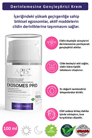 Yaşlanma Karşıtı Ev Terapist Bitkisel Egzosom İçeren Krem 50ml