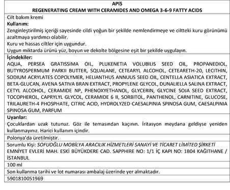 Ceramide Repair Yaşlanma Karşıtı - Onarıcı Krem - 100 ml