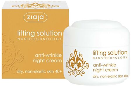 Ziaja Lifting Solution Nanoteknoloji Gece Kremi 40+ 50ml