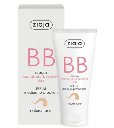 Zıaja Bb Krem Spf15 Natural Ton Normal Hassas Ciltler 50 Ml