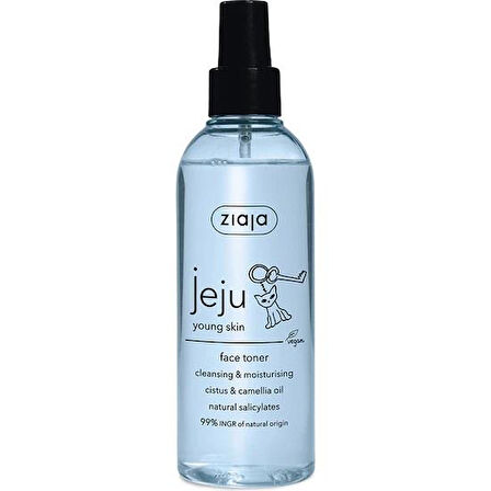 Zıaja Jeju Young Skin Sprey Yüz Toniği Yağlı Karma Ciltler 200 Ml