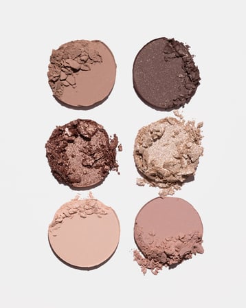INGLOT PLAYINN Loca Mocca 6’lı Göz Farı Paleti – Kahve & Bej Tonları, Mat ve Işıltılı Bitiş
