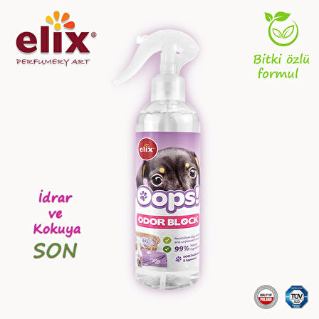 ELIX Bitki Özlü Köpek İdrar Yapma ve Koku Önleyici Sprey 300ml.