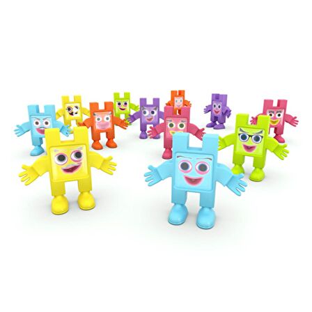 Junoo Yapı Oyunları Meli Toys Blok Oyuncak Emoti Happy