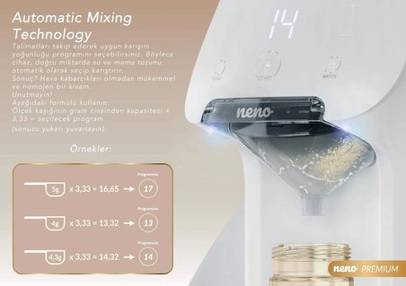 Neno Primavera Otomatik Mama Hazırlama Makinesi