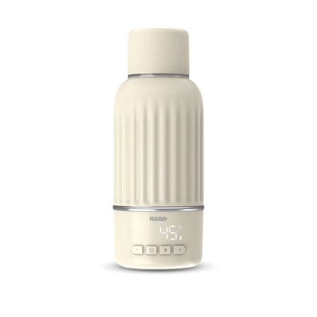 Neno Nevio Taşınabilir Su ve Süt Isıtıcı 500 ml Şarjlı Mama Hazırlama Termosu