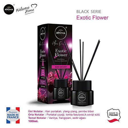 Aroma Home Black Series Likit Koku Exotic Flower  100ml.