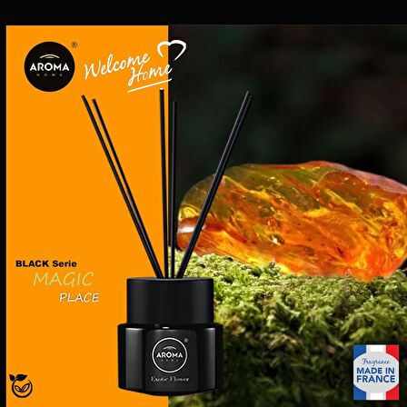 Aroma Home Black Series Likit Koku Magic Place  100ml.