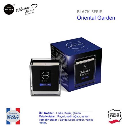 Aroma Home Black Series Kokulu Mum Oriental Garden  155gr.