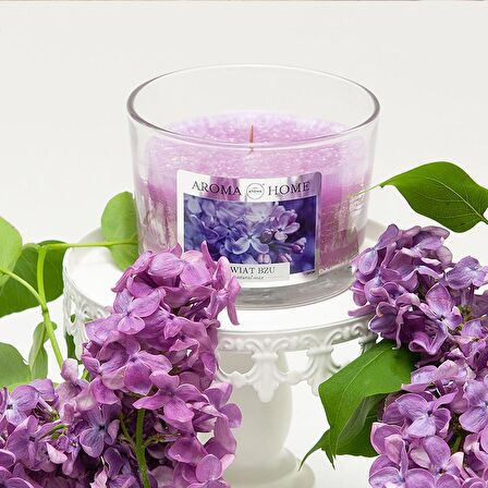 Aroma Unique Fragrances Kokulu Mum Lilac Flower  115gr.