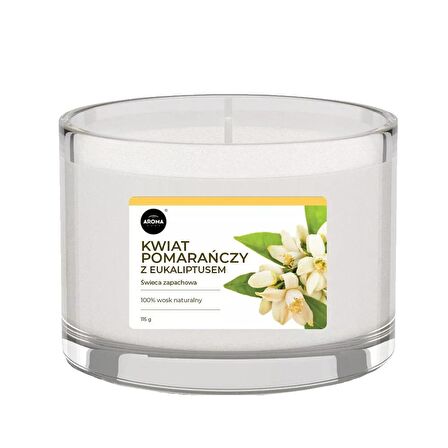 Aroma Basic Line Kokulu Mum Orange blossom with eucalyptus  115gr.