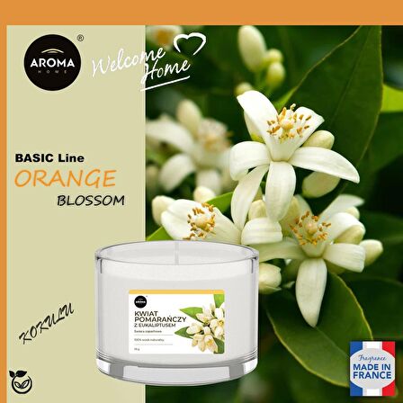 Aroma Basic Line Kokulu Mum Orange blossom with eucalyptus  115gr.