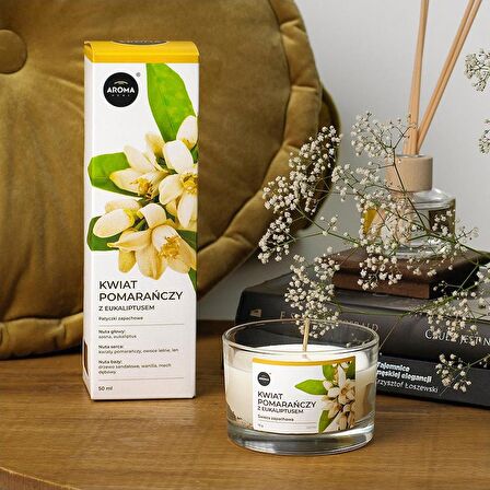 Aroma Basic Line Kokulu Mum Orange blossom with eucalyptus  115gr.