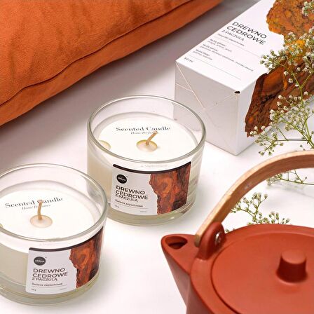 Aroma Basic Line Kokulu Mum Cedar wood with patchouli  115gr.