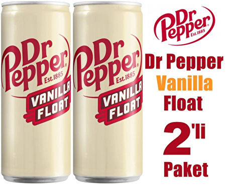 Dr Pepper Vanilla Float 330ml 2’li Paket
