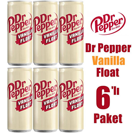 Dr Pepper Vanilla Float 330ml 6’li Paket