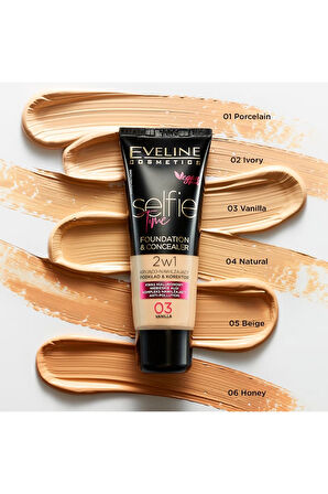 EVELİNE SELFIE TIME FOUNDATION & CONCEALER 04