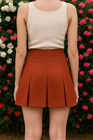 Üç pileli etek kremit w24815