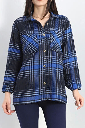 Çift Cep Oduncu Gömlek Sakssiyah - 20905.1874.